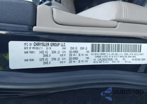 2014 Jeep Grand Cherokee Limited z USA, uszkodzony, nr VIN 1C4RJEBGXEC555961